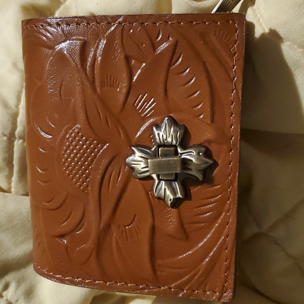 Leather tooled wallet